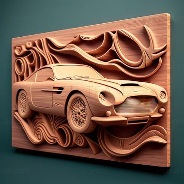 3D модель Астон Мартін DB4 (STL)